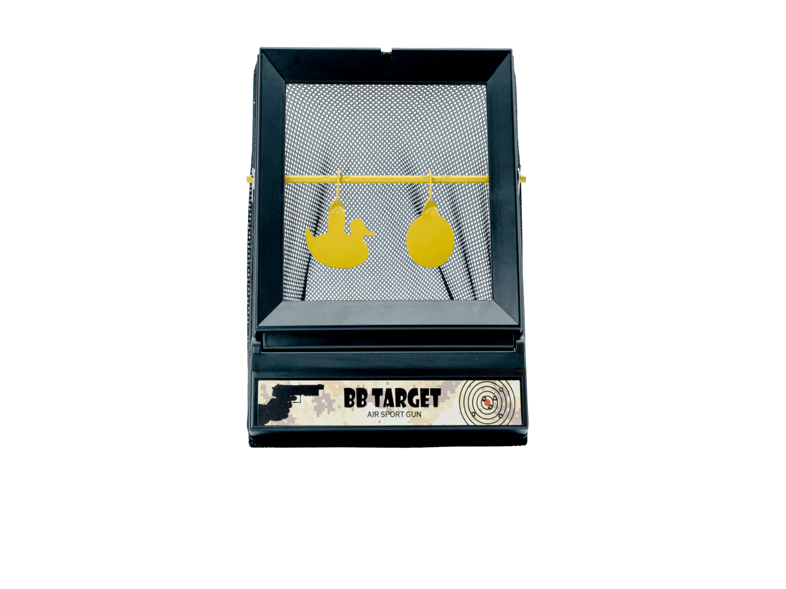 Airsoft Shooting Target & BB Trap 17x17cm With 2 Metal Spinner — image 2