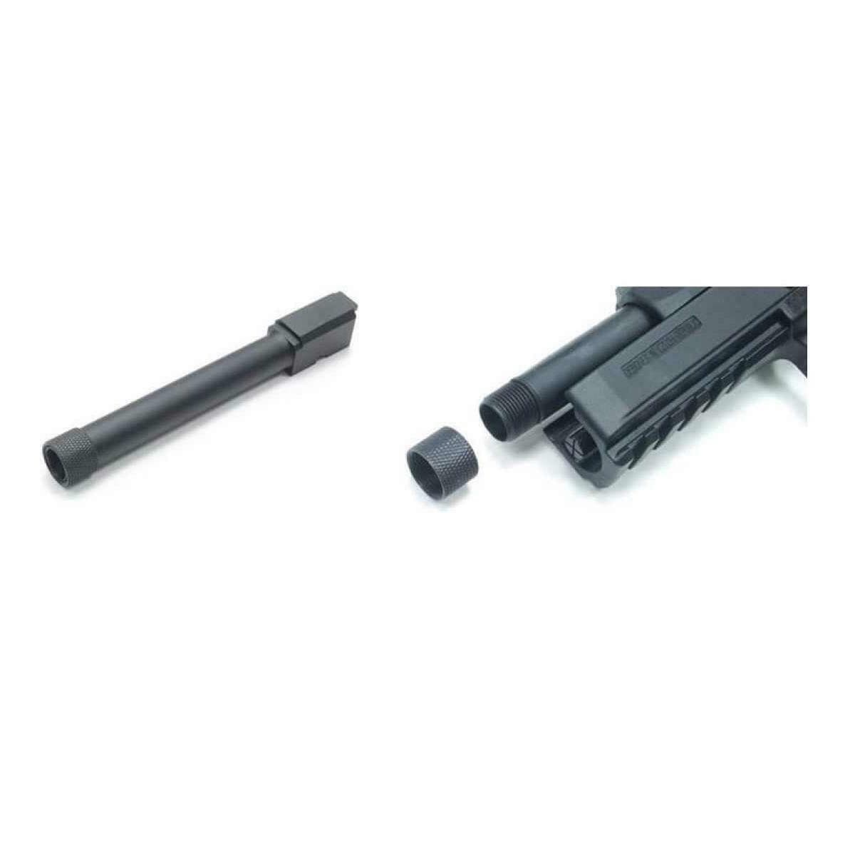 Airsoft Threaded Metal Outer barrel For CZ P-09