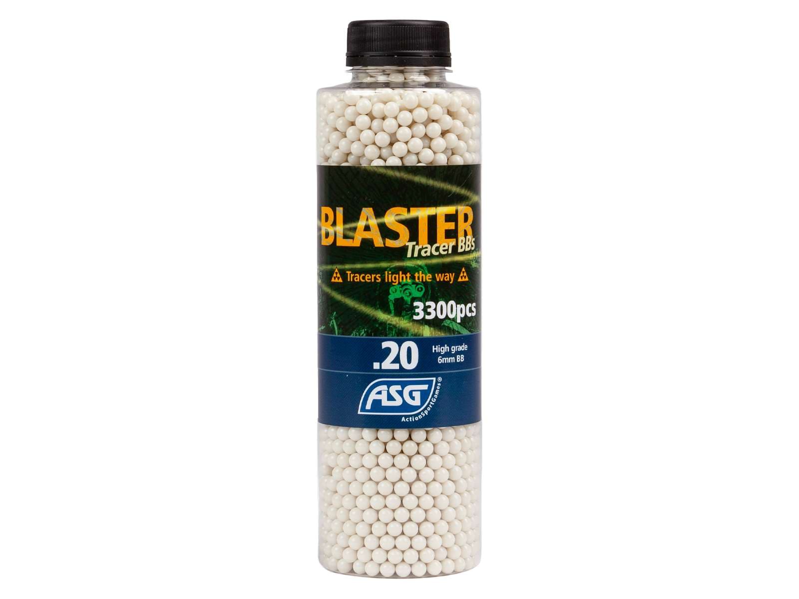 Alpha Blaster Airsoft Red Tracer BBs 0.20g 3300 1 Bottle
