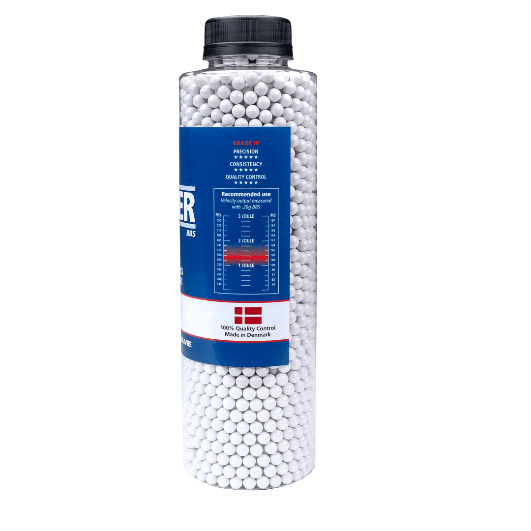 Alpha Blaster Grade IV Airsoft BBs 0.25g 3300 1 Bottle — image 2