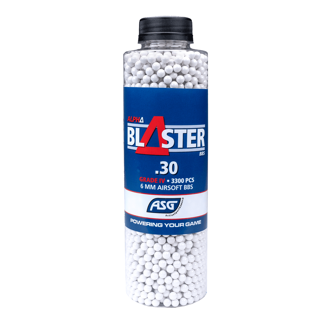 Alpha Blaster Grade IV Airsoft BBs 0.30g 3300 1 Bottle