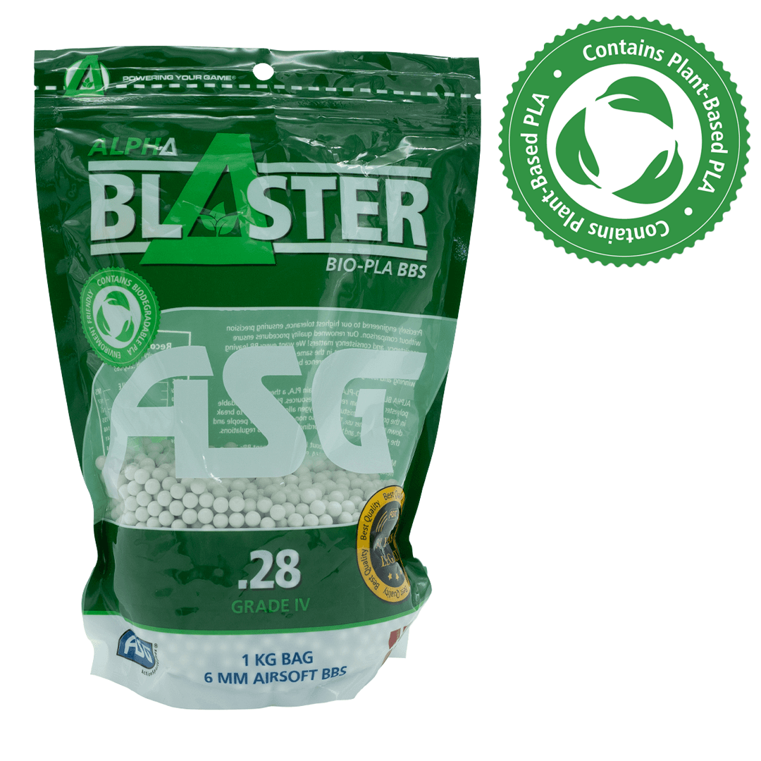 Alpha Blaster PLA Airsoft Ammo BB’s 0.28g 1kg Bag — image 2