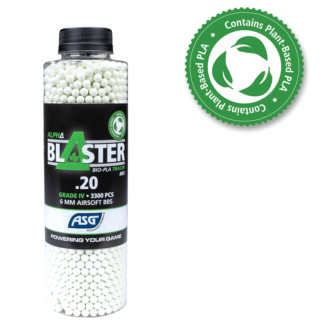 Alpha Blaster PLA Tracer BBs 0.20g 3300 Bottle