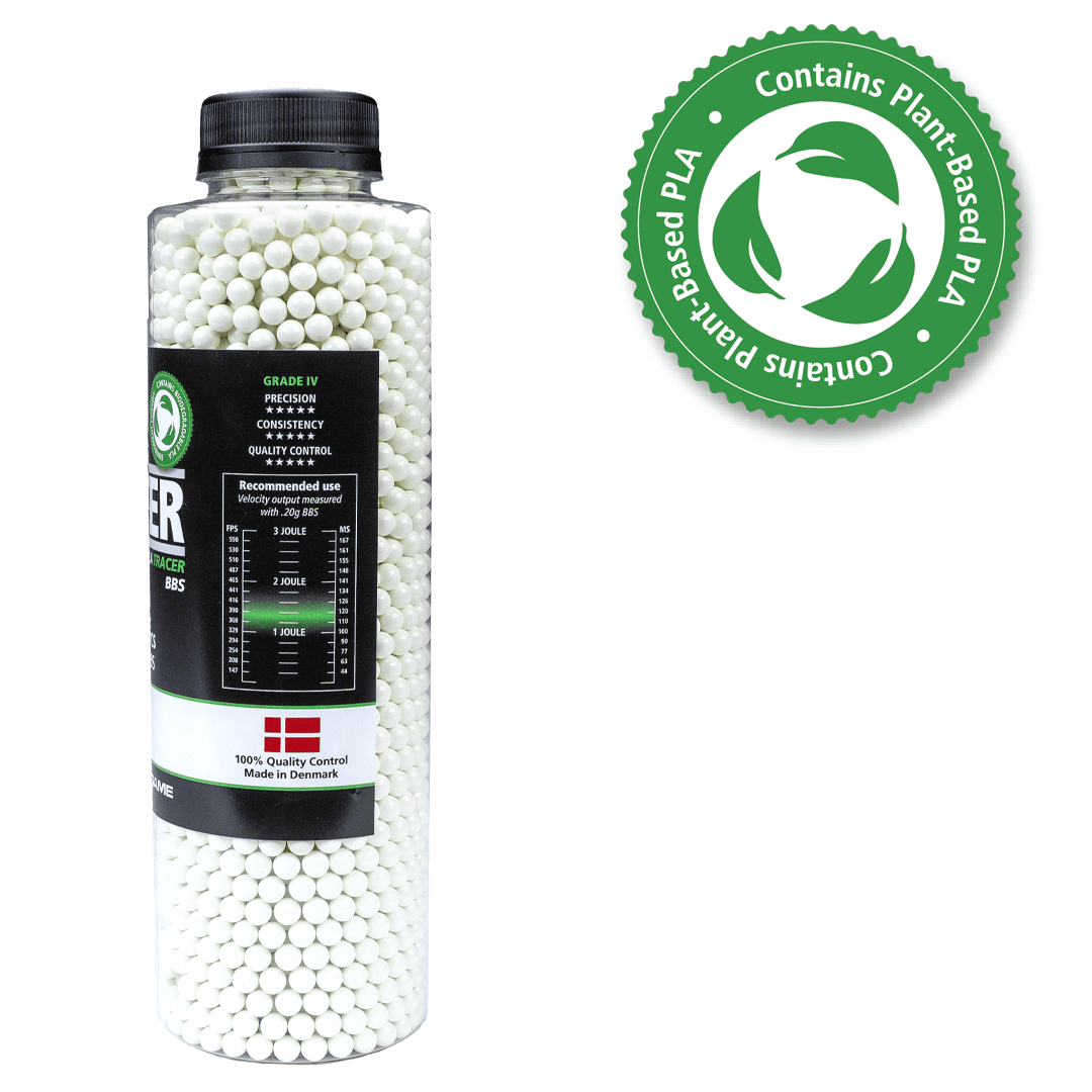Alpha Blaster PLA Tracer BBs 0.25g 3300 1 Bottle — image 2