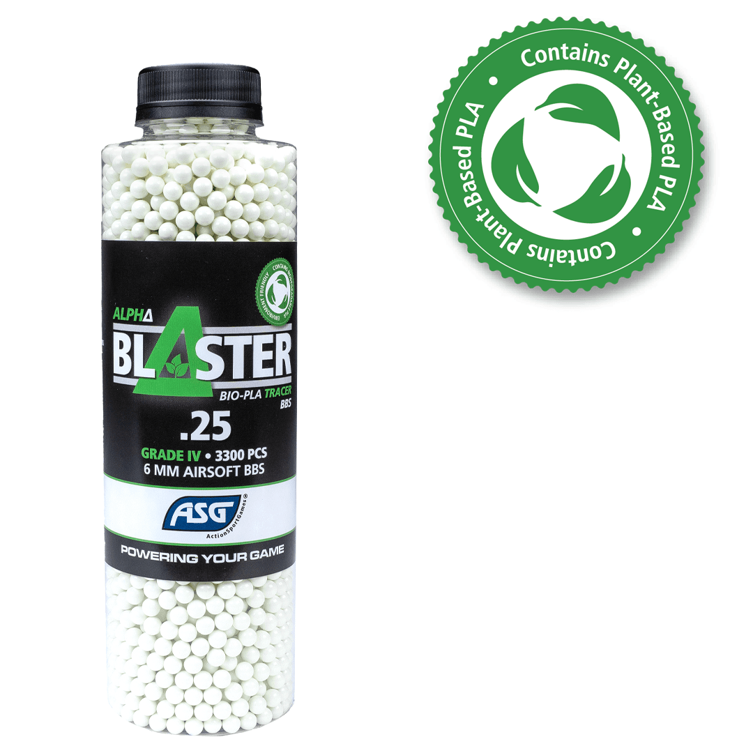 Alpha Blaster PLA Tracer BBs 0.25g 3300 1 Bottle