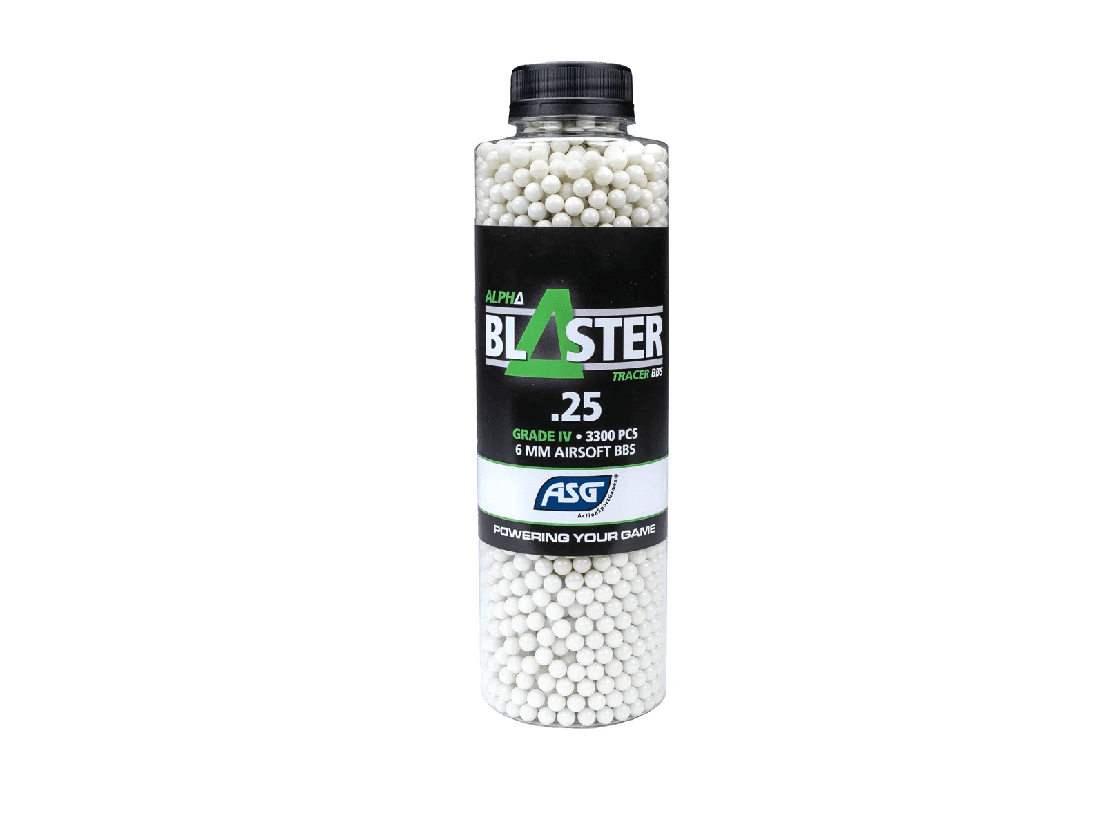 Alpha Blaster Tracer BB's 0.25g 3300 Bottle