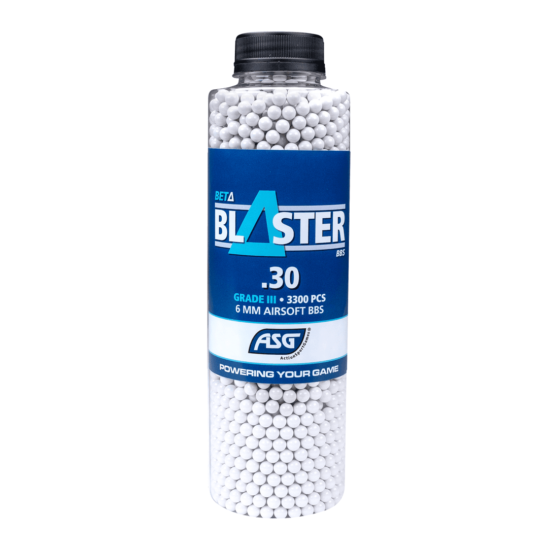 Beta Blaster Grade III Airsoft BBs 0.30g 3300 1 X Bottle