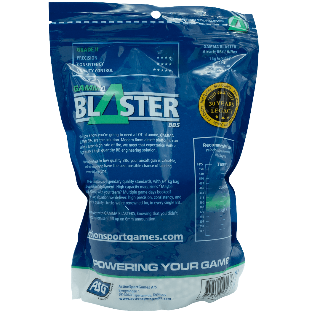 Gamma Blaster Airsoft BB’s 0.25g 1kg Bags — image 2