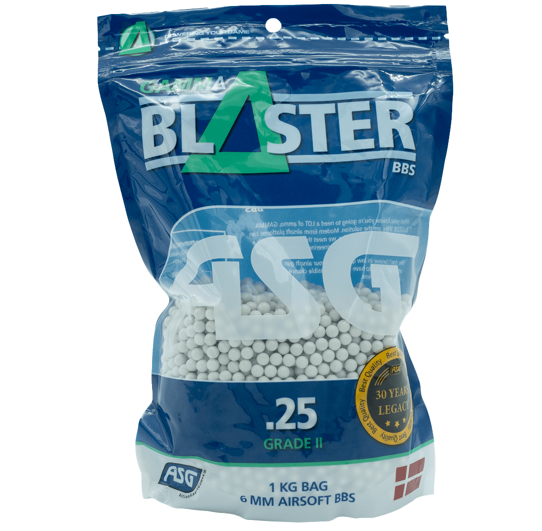 Gamma Blaster Airsoft BB’s 0.25g 1kg Bags
