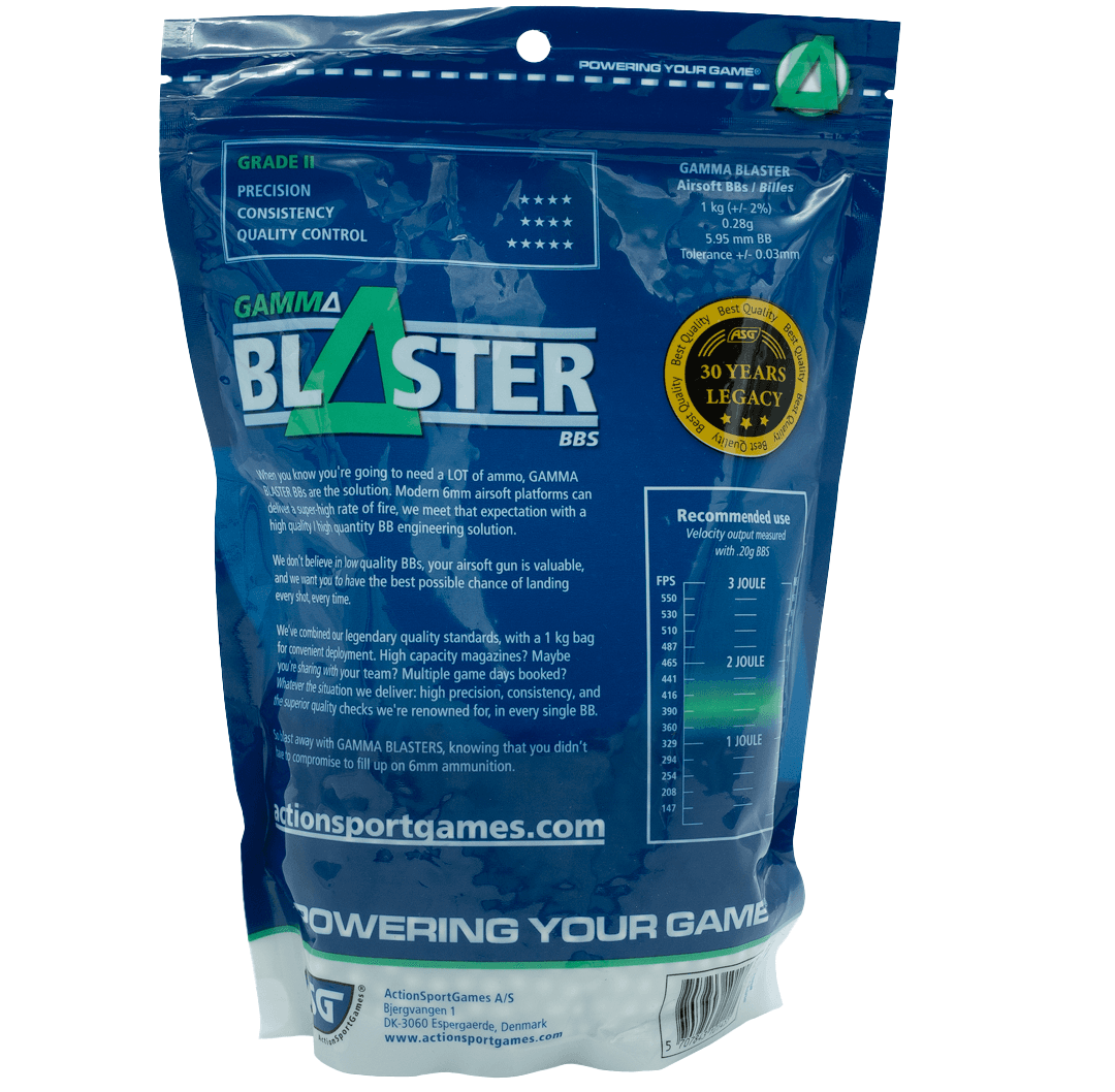 Gamma Blaster Airsoft BB’s 0.28g 1kg Bag — image 2
