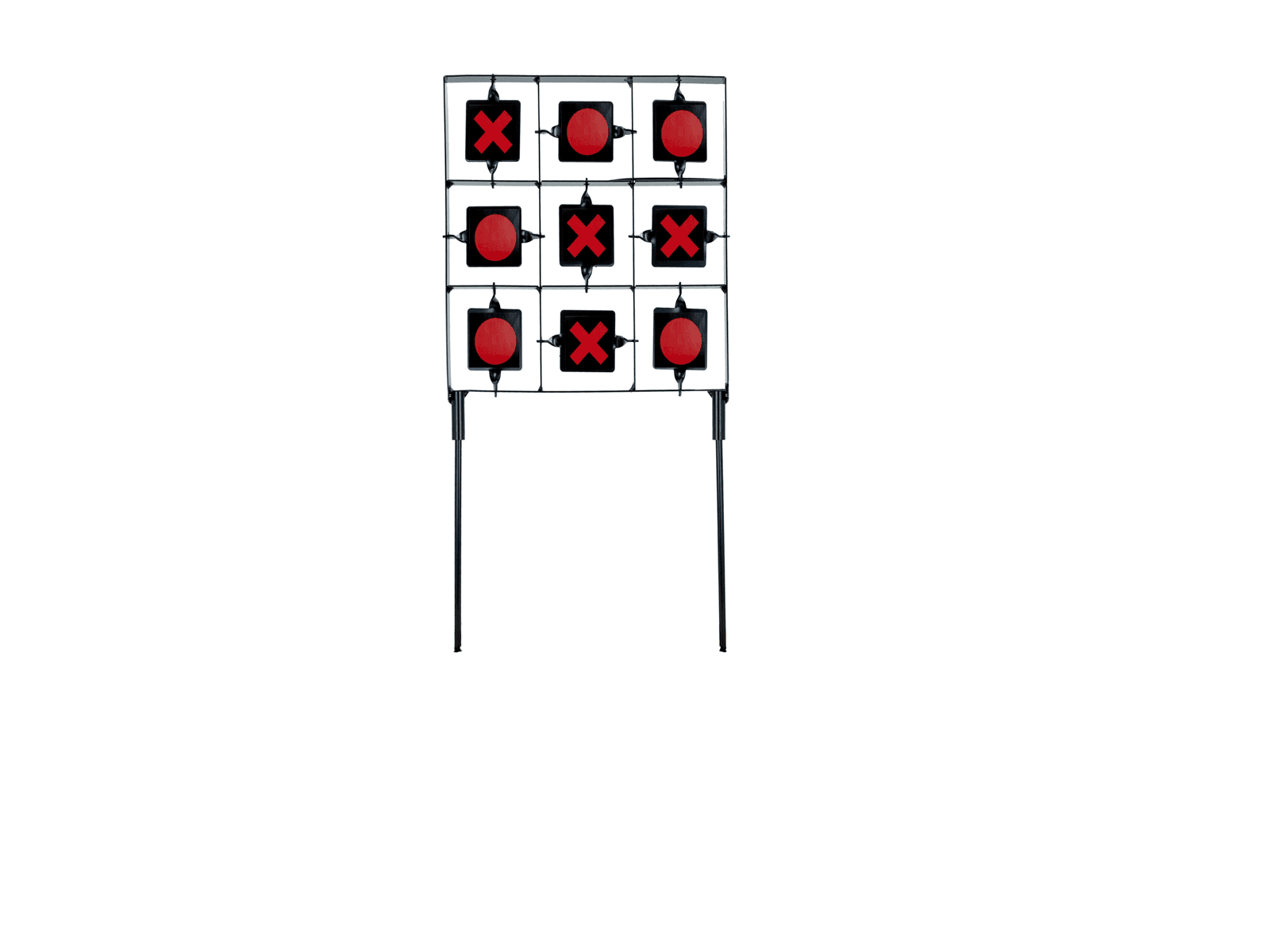Ground Tic-Tac-Toe Target 9 Airgun ShootingTarget Reactive Game
