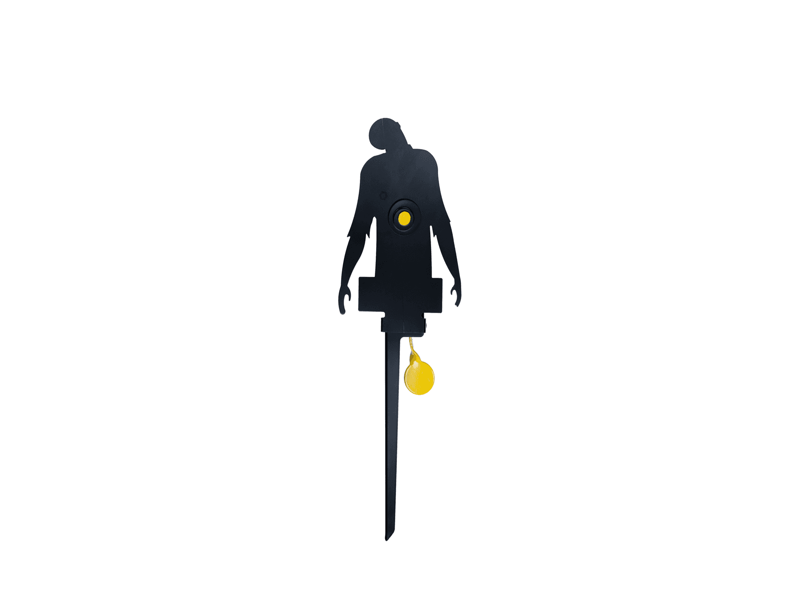 Ground Zombie Hit & Reset Shooting Airgun Target 47cm