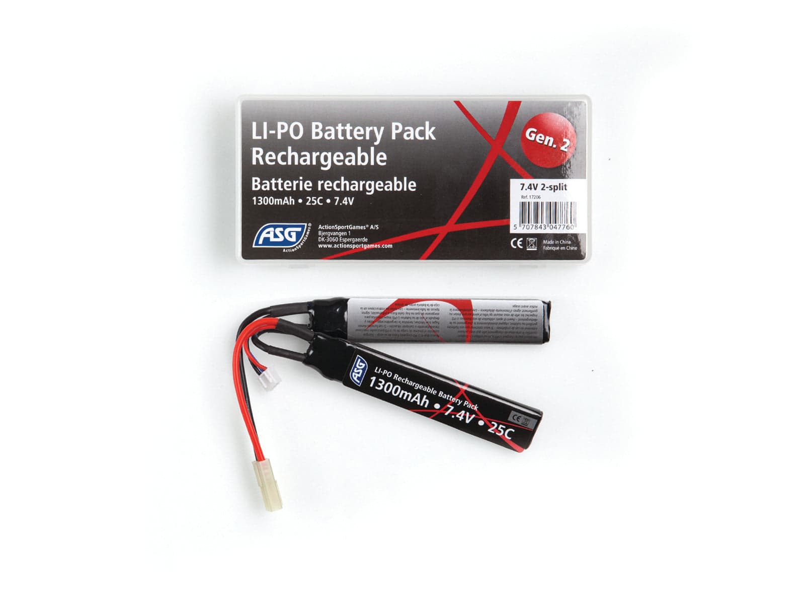 Lipo Battery 7.4V 1300 mAh (InStore Only)