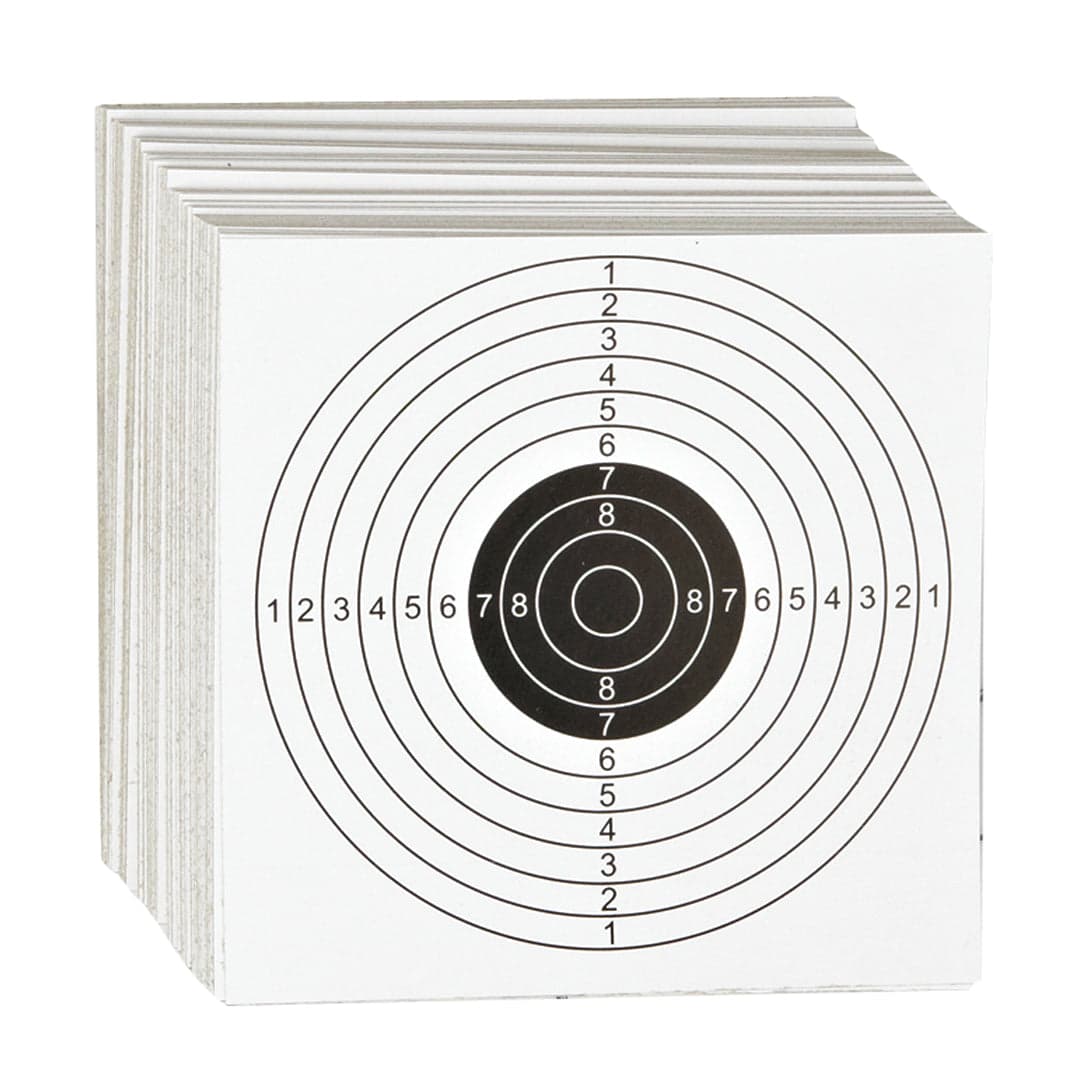 Range Paper Card Targets x 100 14X14cm