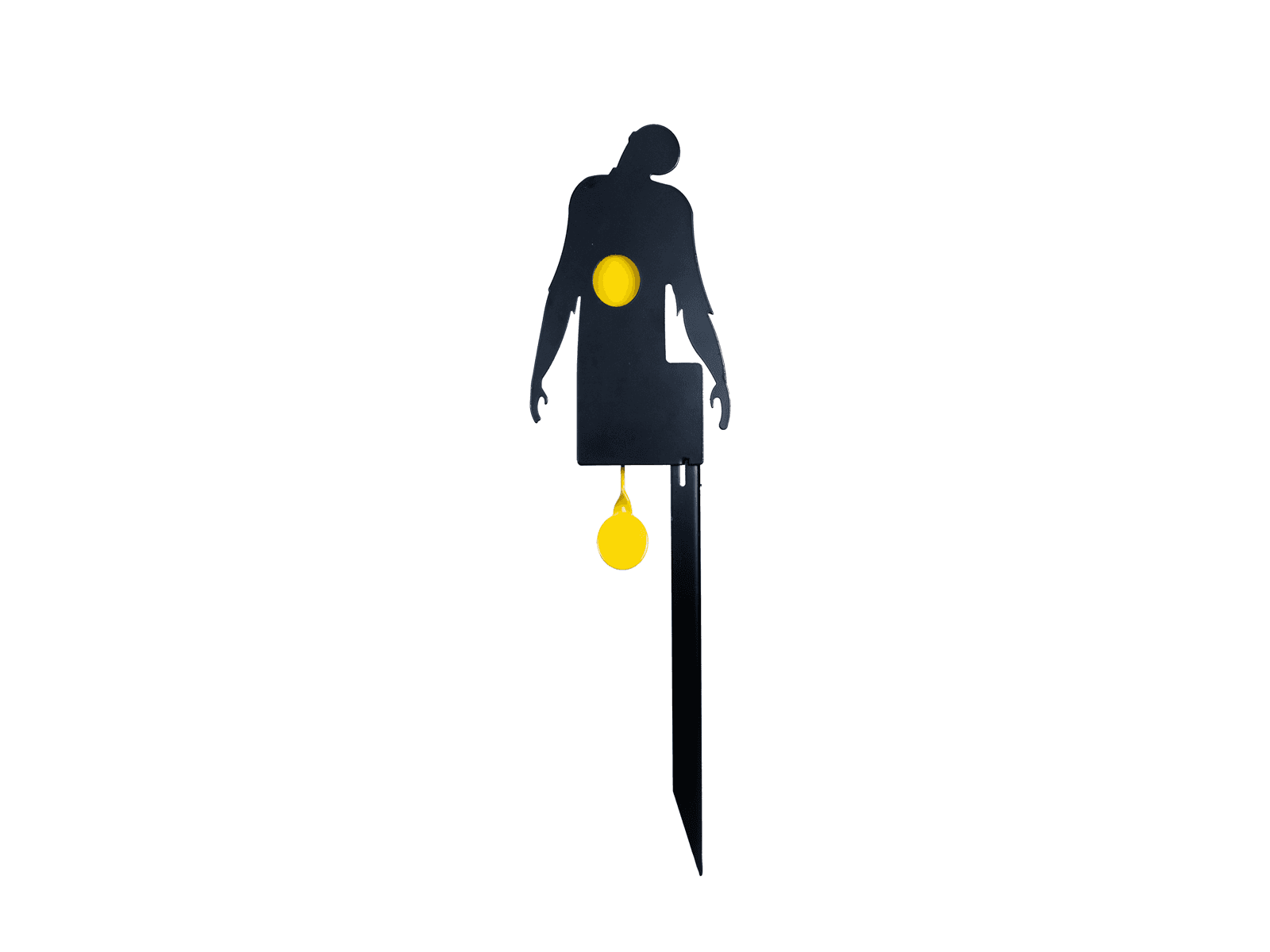 Wall Mount Zombie Hit & Reset Shooting Target