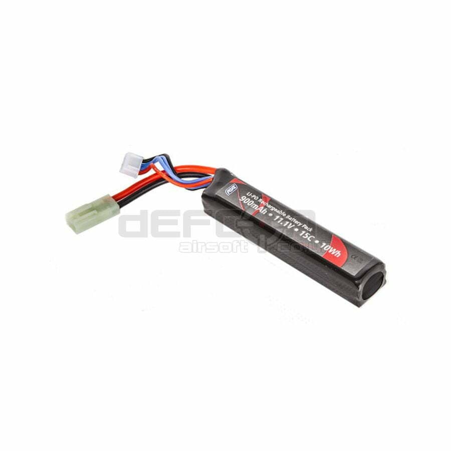 Stock Tube Battery Lipo 11.1V 900mah 15C