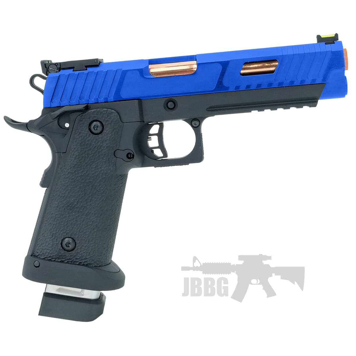 Yaga Beta Combat Master Hi-Capa Gas Blowback Airsoft Pistol Blue — image 2