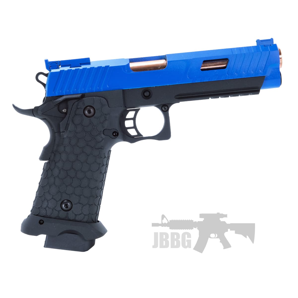 Yaga Combat Master Hi-Capa Co2 Blowback Airsoft Pistol CO-751X Blue — image 2