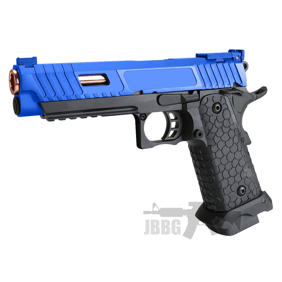 Yaga Combat Master Hi-Capa Co2 Blowback Airsoft Pistol CO-751X Blue