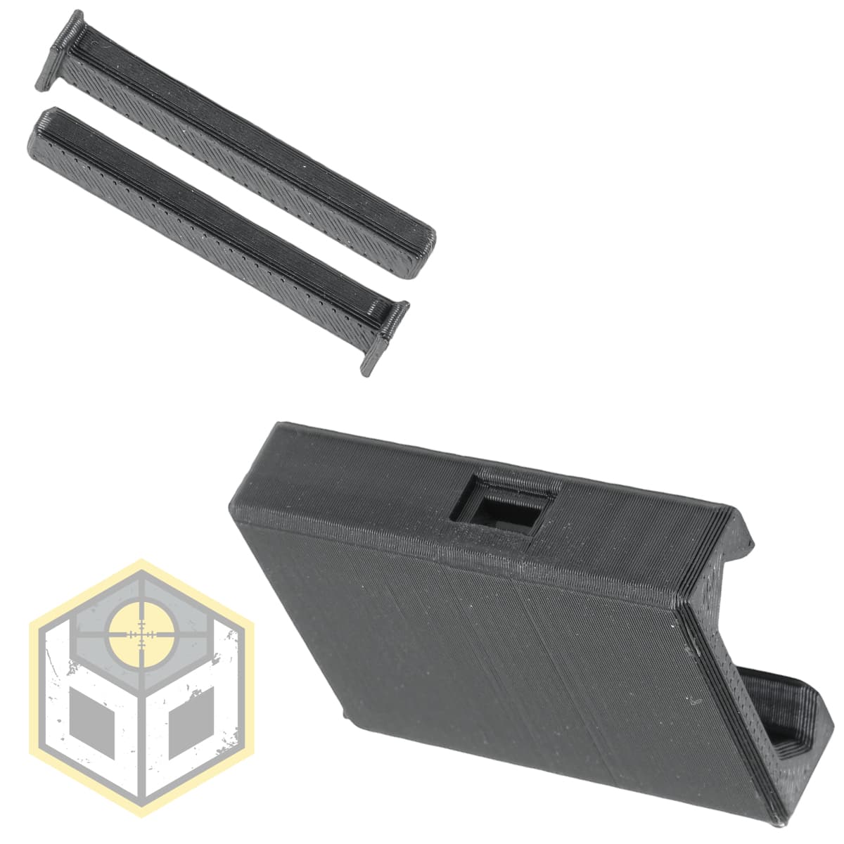 Handstop Picatinny Rail Flat with Pins (P1) 035