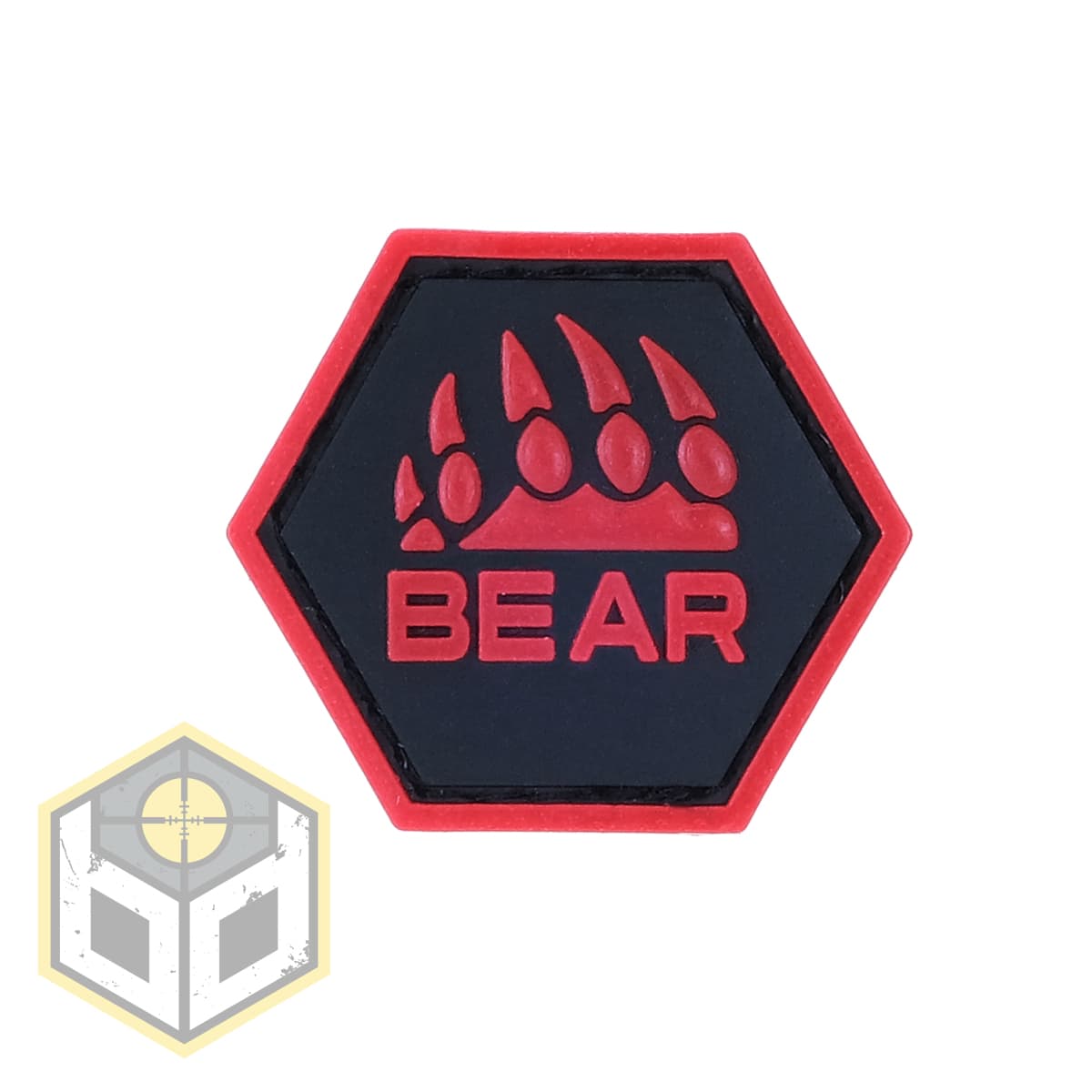 Red Ballistic Hex Patch BH00012