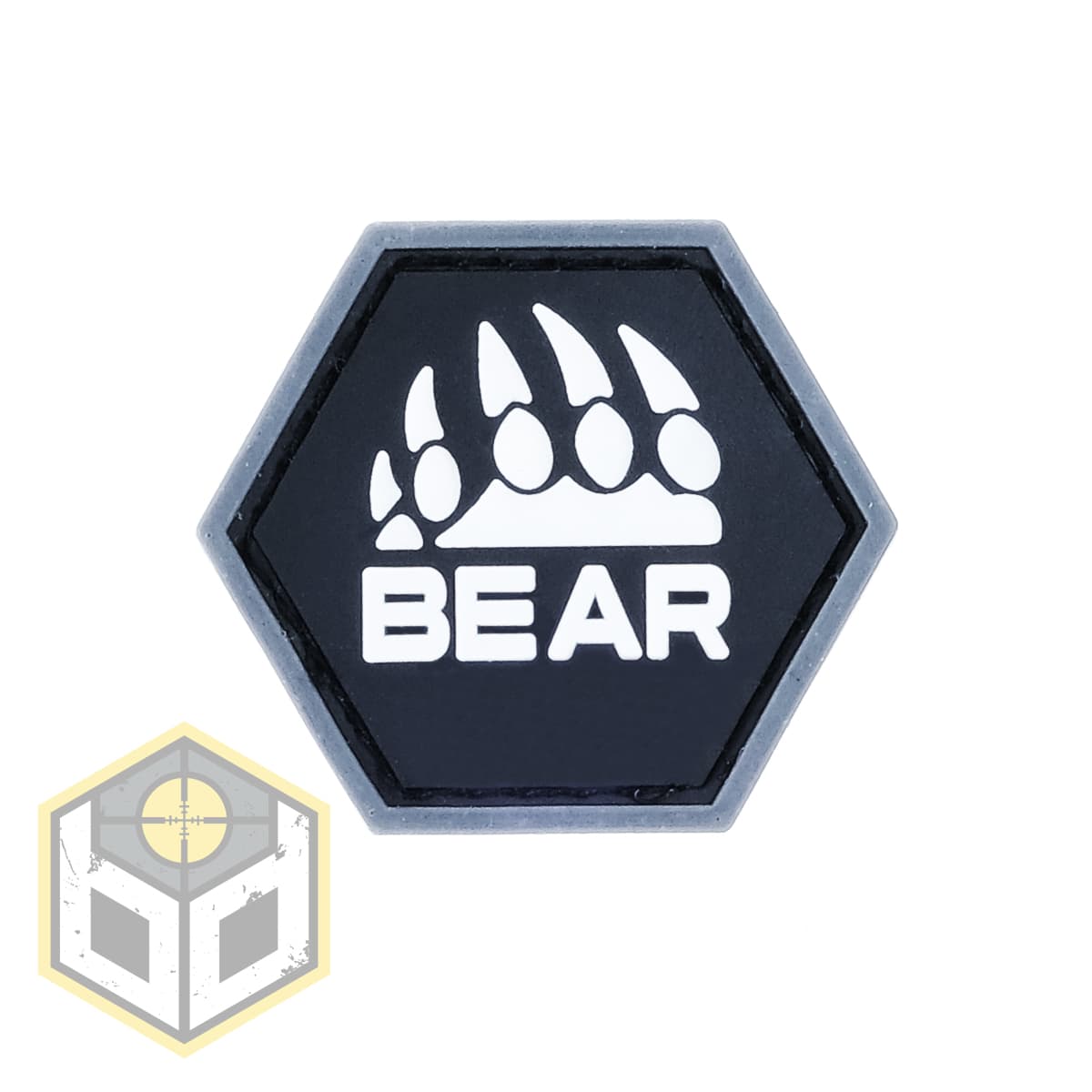 White Ballistic Hex Patch BH00057