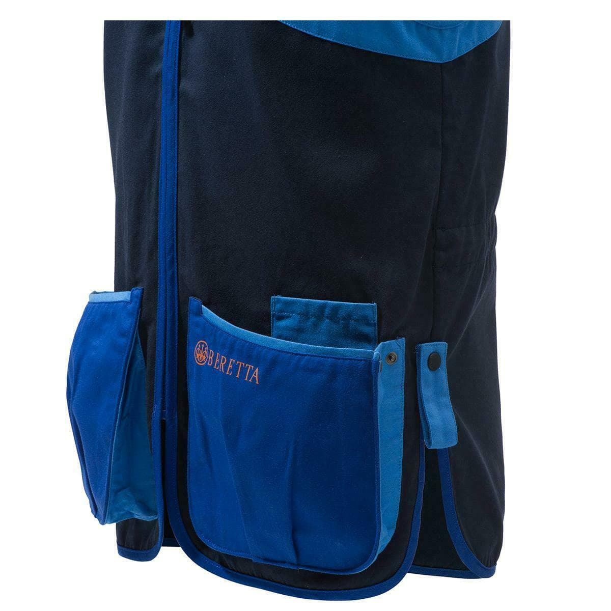 Full Cotton Shooting Vest Skeet Blue & Navy — image 3