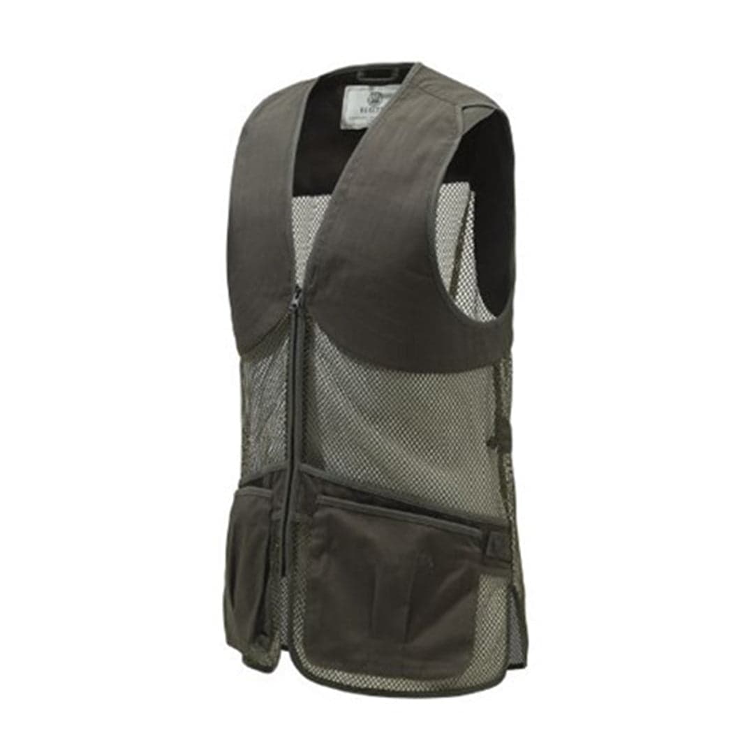 Full Mesh Vest Skeet Brown Bark