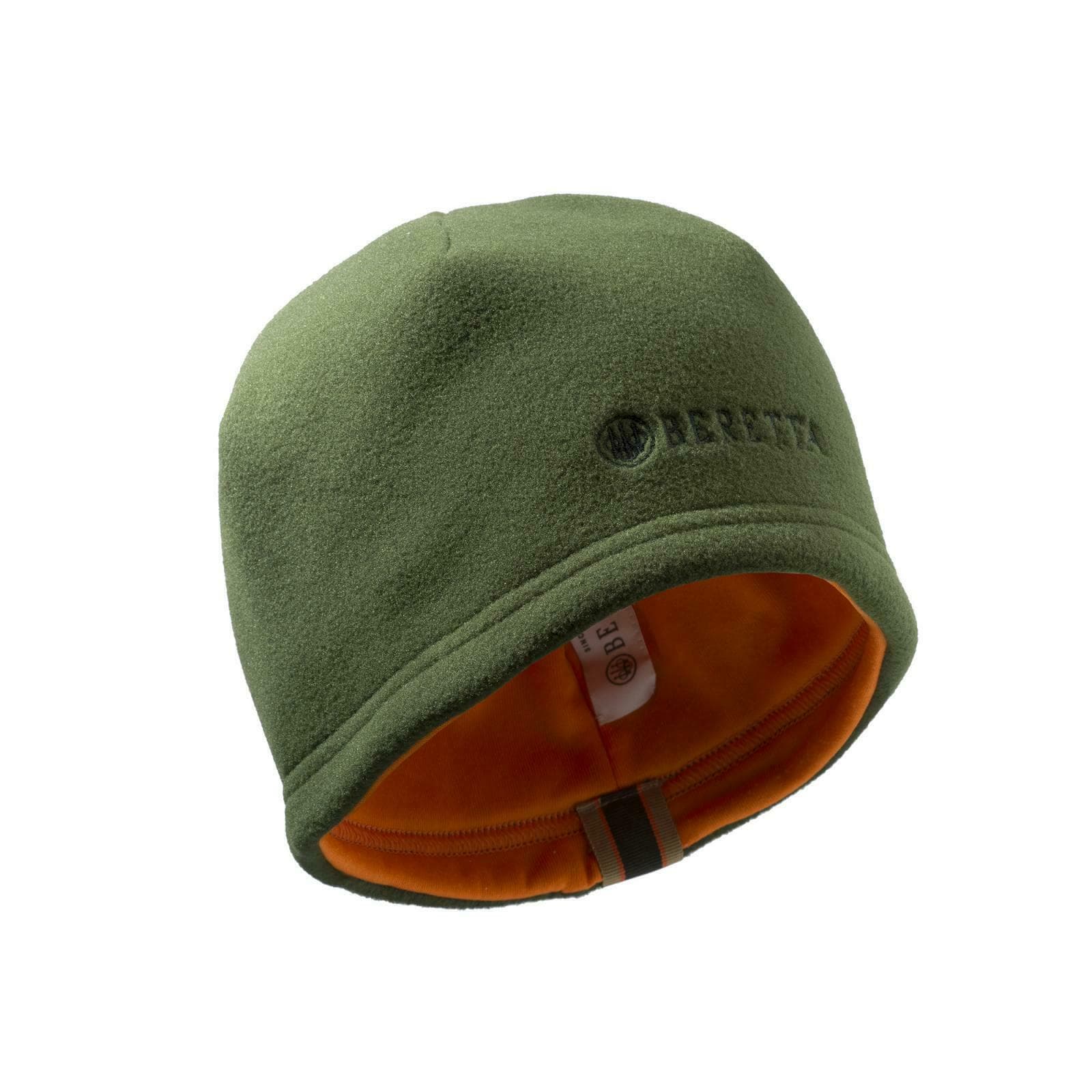 Reversible Fleece Beanie Hat / Orange