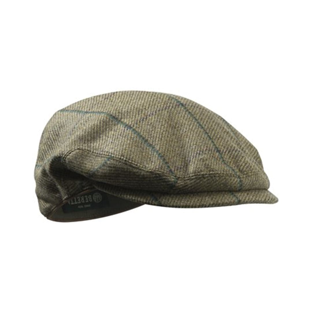 St James Ladies Wool Cap Hat Light Check Medium
