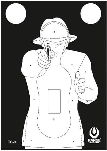 50X BERSAGLI 70X50CM “FRENCH MAN” – RANGE SOLUTIONS