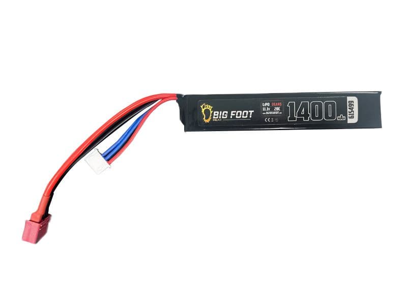 Heat 1400mAh 11.1v 25c (105mmx20mmx23mm – Deans) — image 3