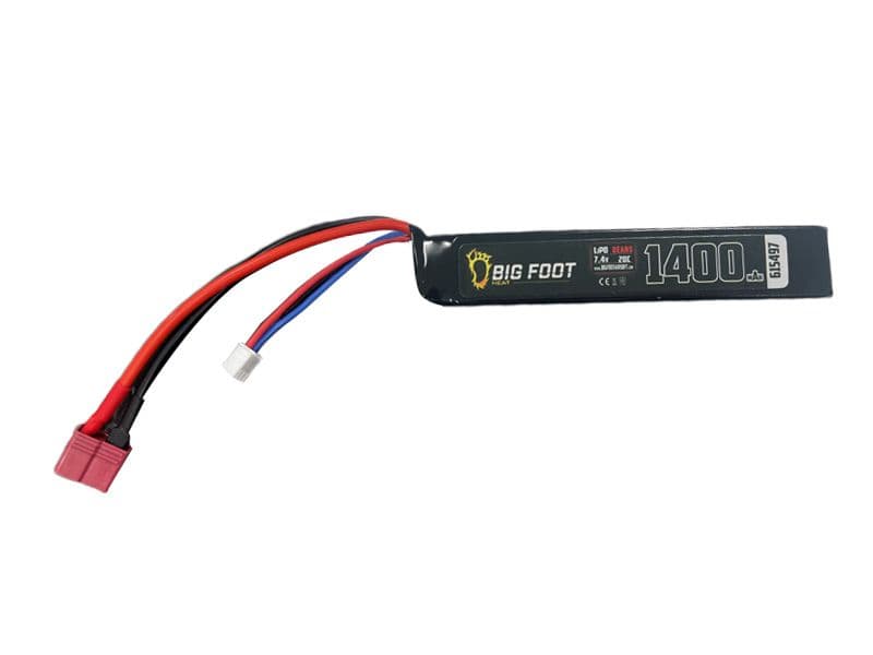 Heat 1400mAh 25c 7.4v (105mmx20mmx15mm – Dean) — image 3
