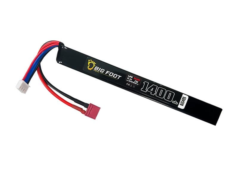 Heat 7.4v 1400mAh 15c Lipo Battery (15x18x171mm – Stick – Mini T) — image 2