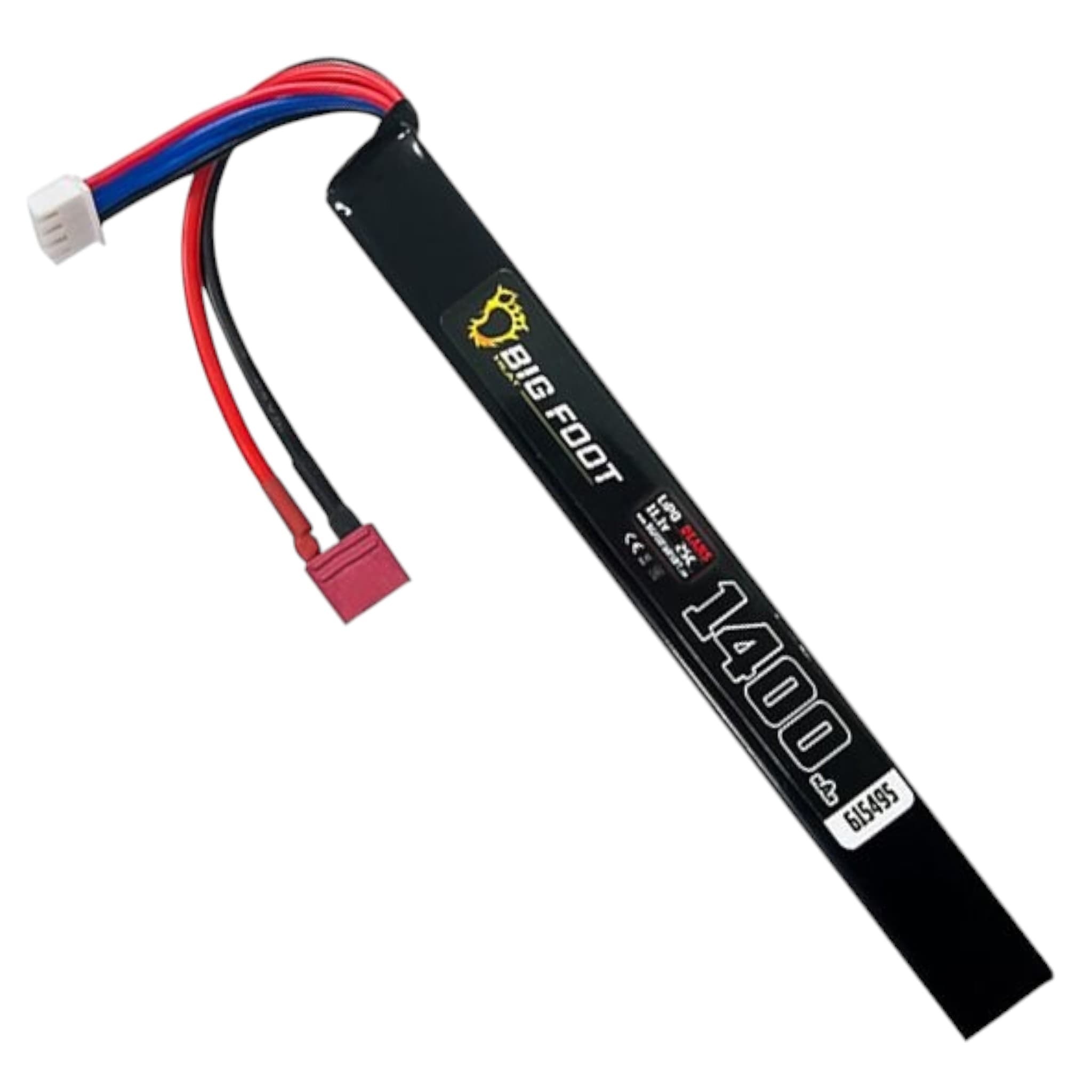 Heat 7.4v 1400mAh 15c Lipo Battery (15x18x171mm – Stick – Mini T)