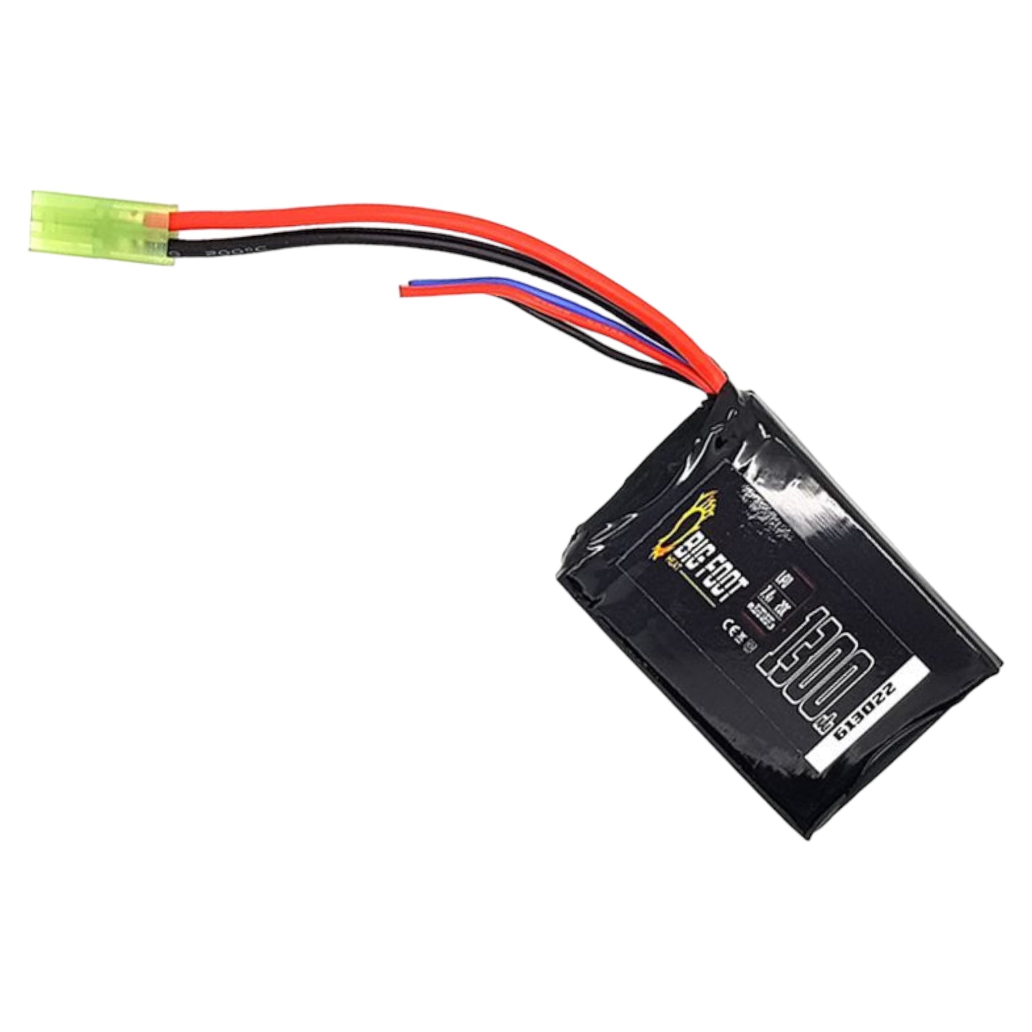 Heat Lipo Battery 1300 mAh 7.4v 20c (Square) — image 2