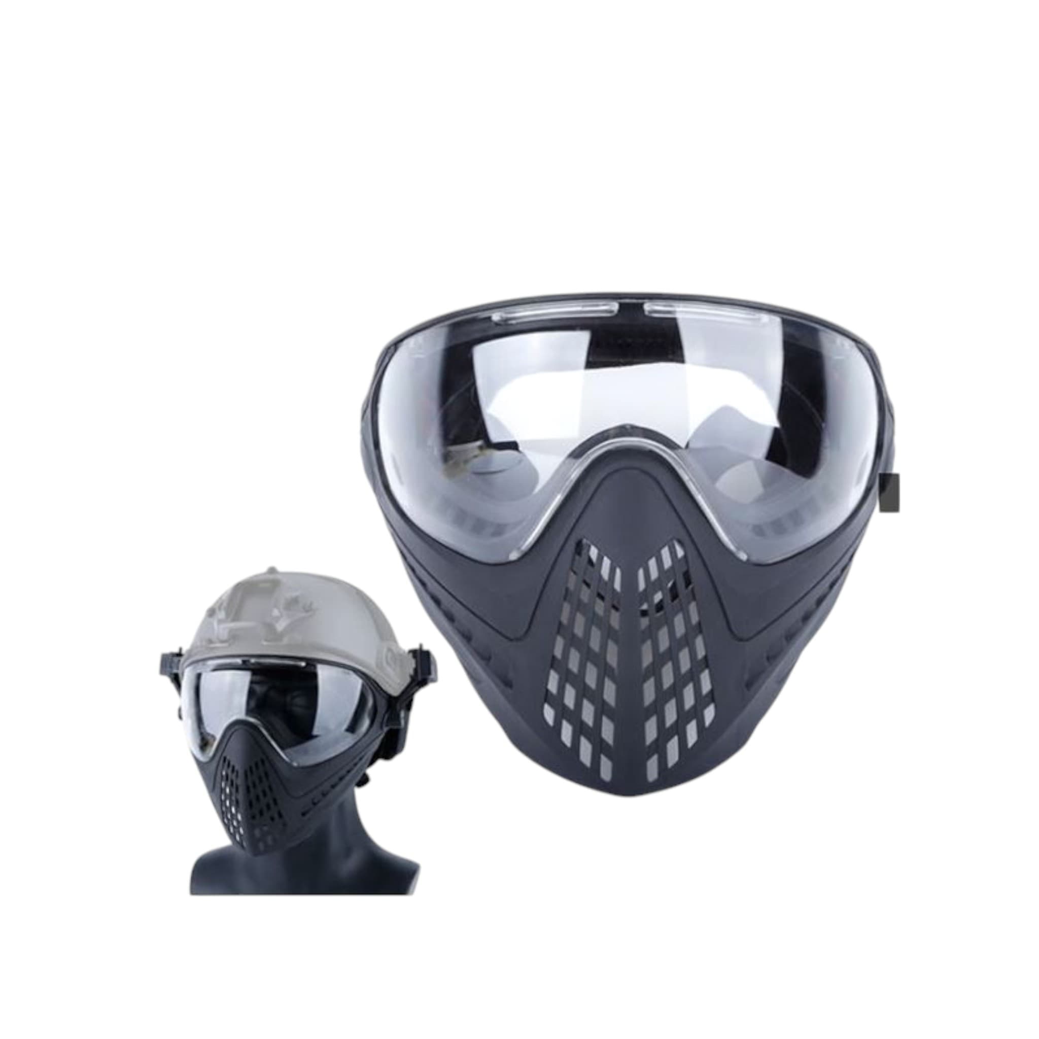 Foot Piloteer Vented Full Face Mask (Clear Lens)