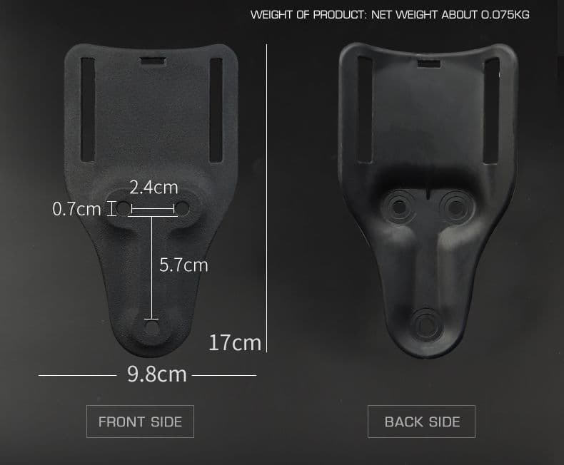 Tactical Holster Short Adapter Base — image 3