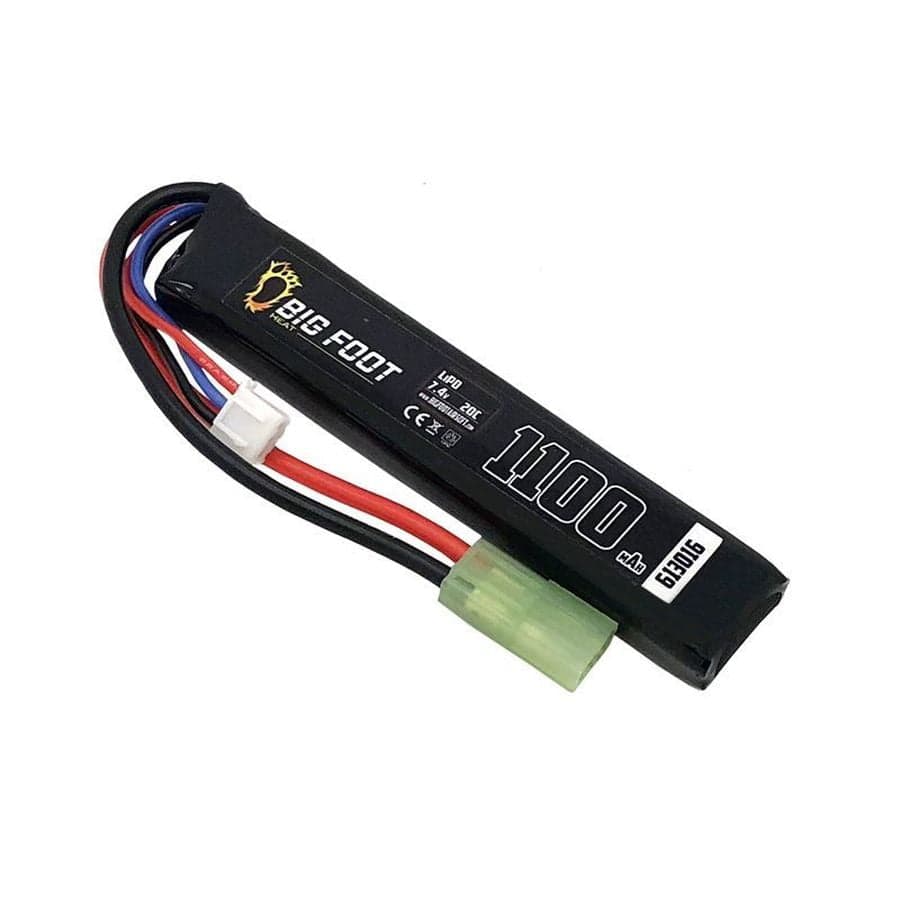 Lipo Battery 1100 mAh 7.4v 20c Stick 105mm