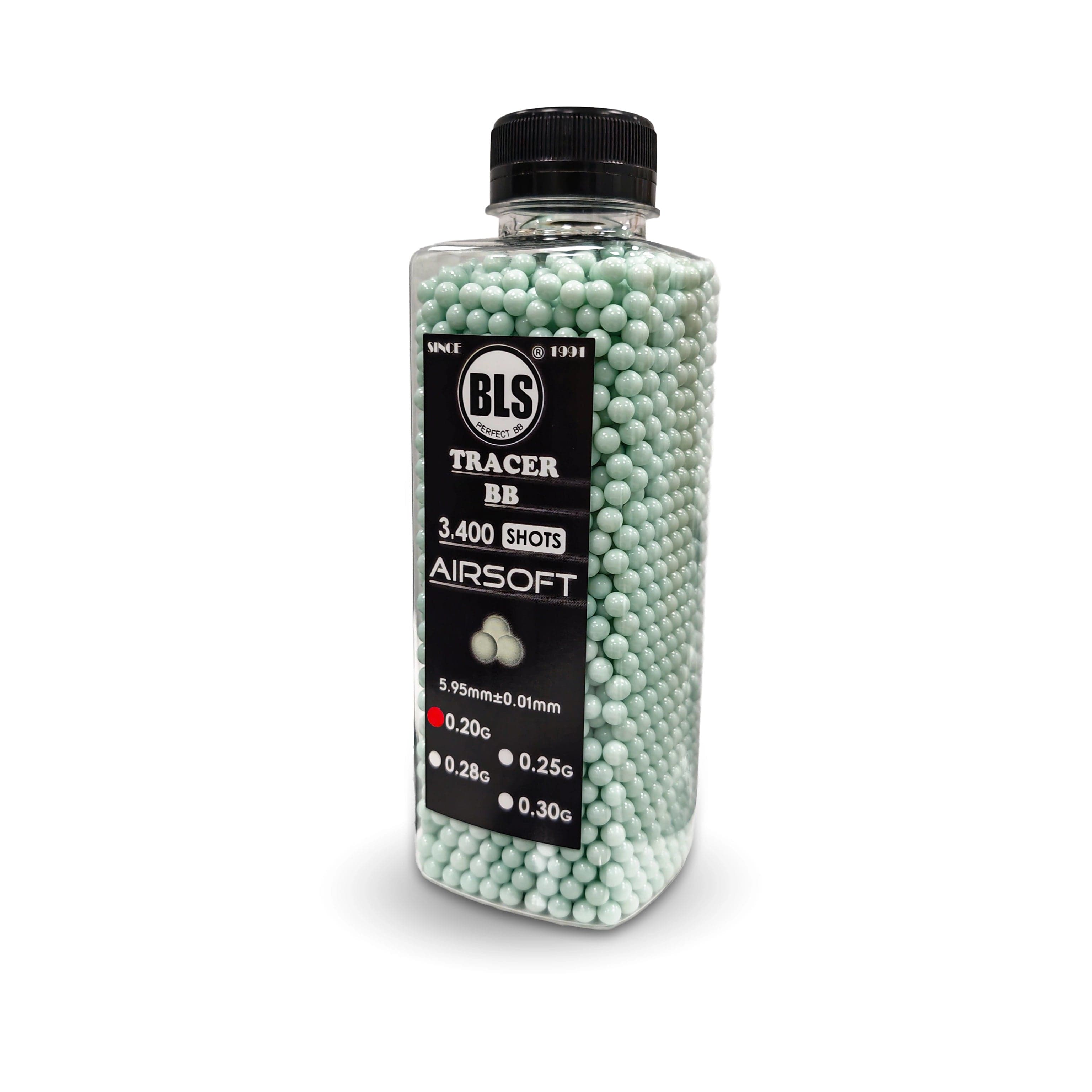 0.20g Blue Tracer BBs – 3400rd Bottle (2026 Version)