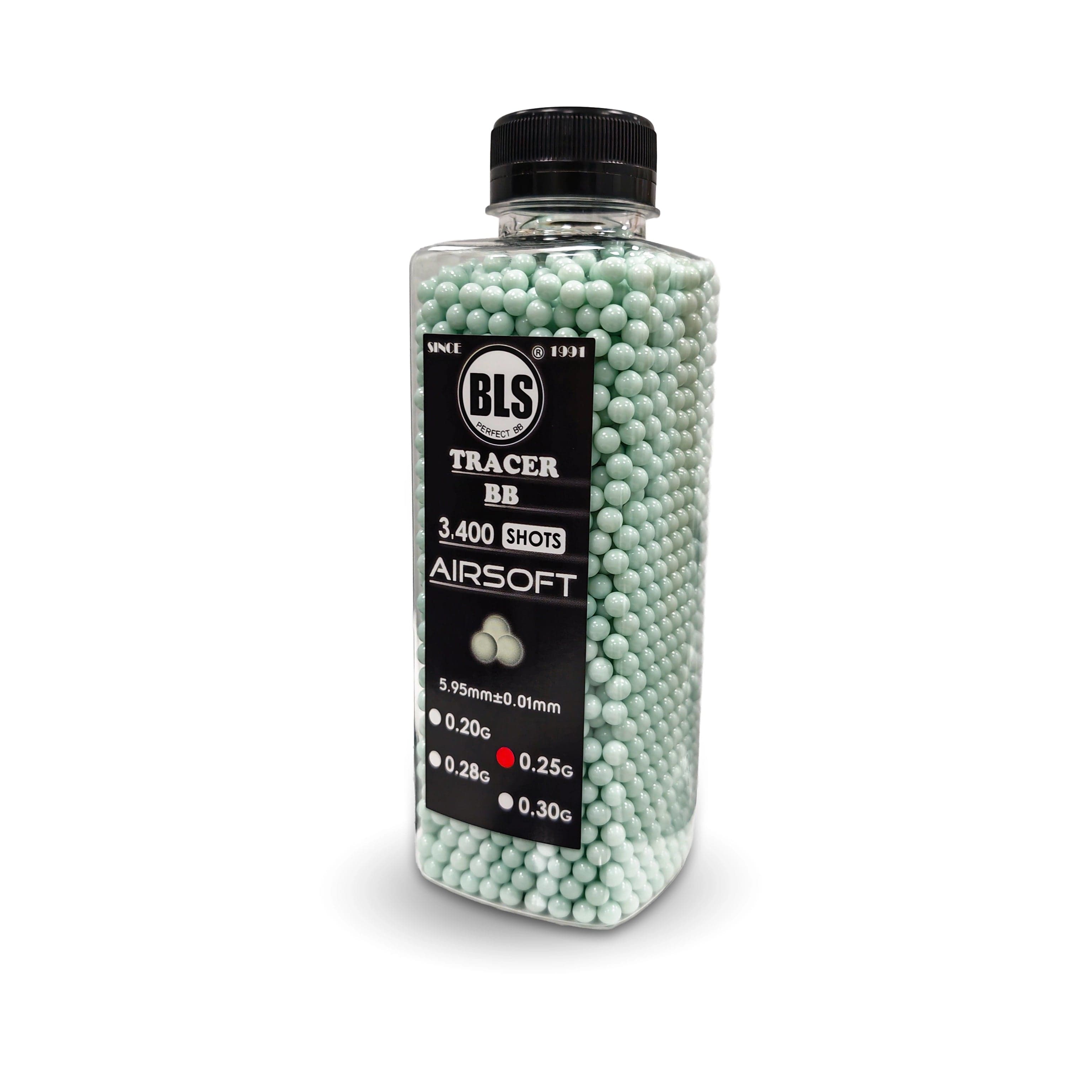 0.25g Blue Tracer BBs – 3400rd Bottle (2026 Version)