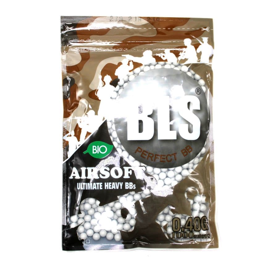 Biodegradable BBs – 0.40g – 1000 count bag – White