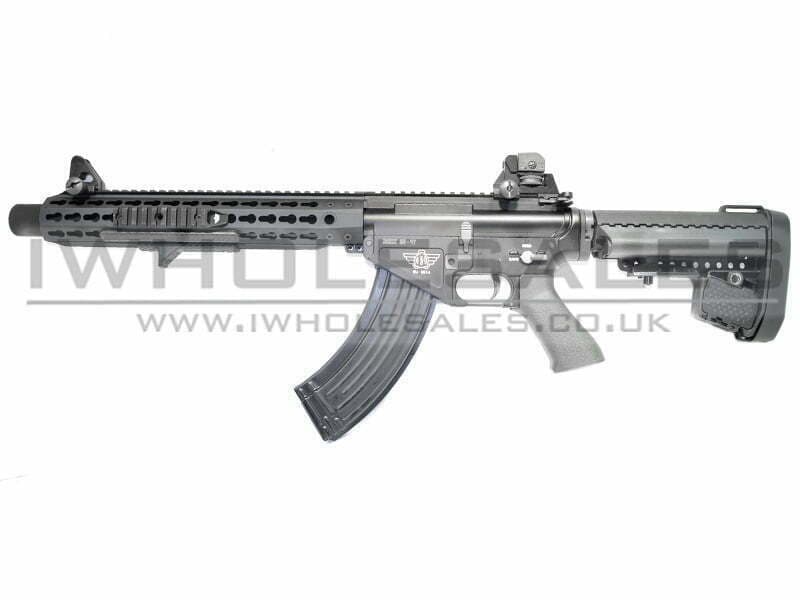 KeyMod BR47 EBR with Inbuilt Suppressor (Hard Kick Recoil System)