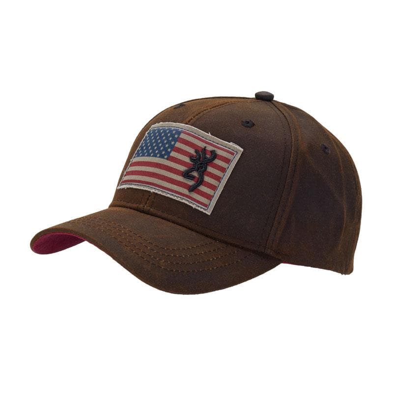 Logo Baseball Hat Cap Liberty Wax US Flag