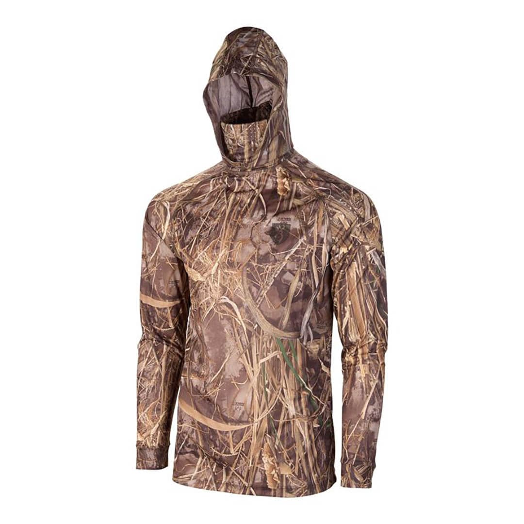 Teamspirit Long Sleeve Men's T-Shirt Hooded Rtmax7 Camo