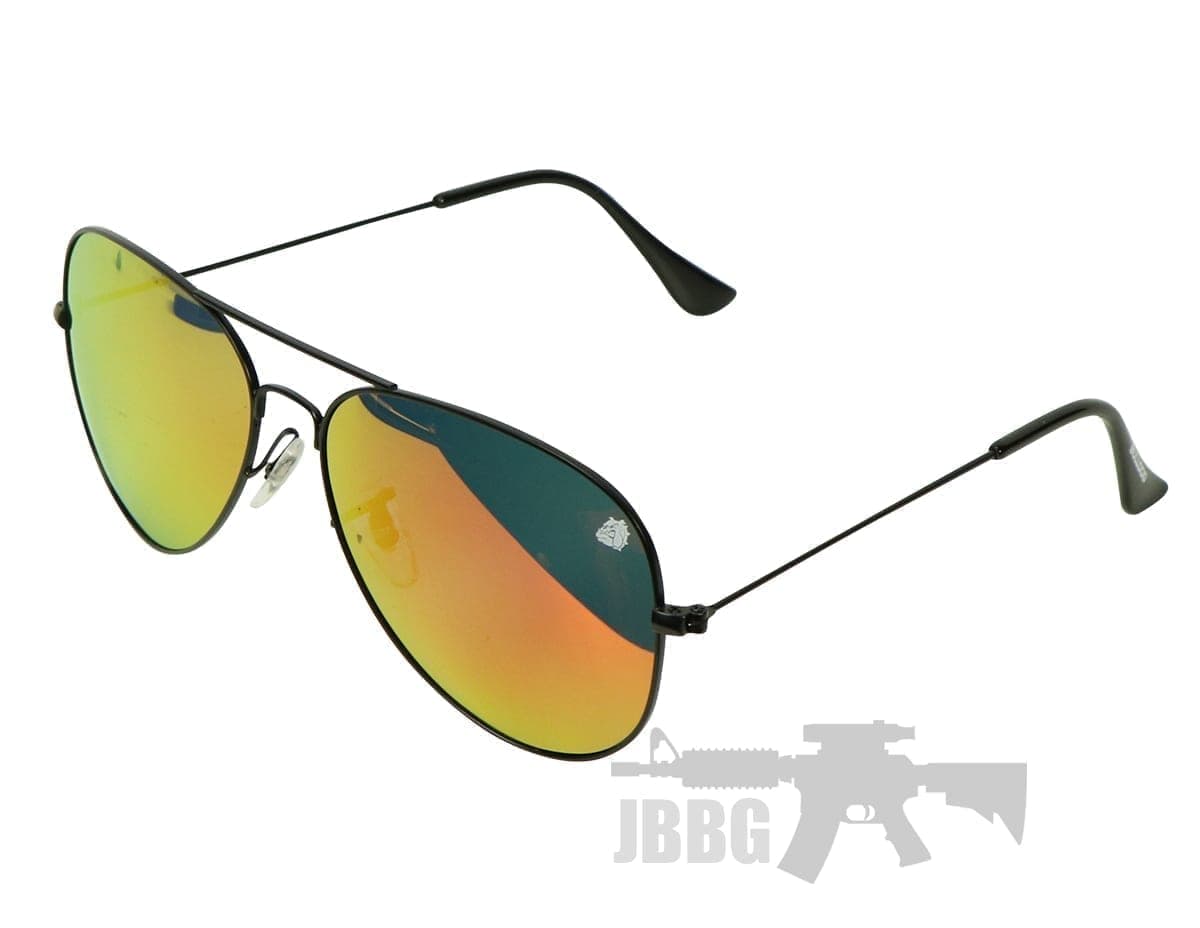 Aviator Sunglasses Red