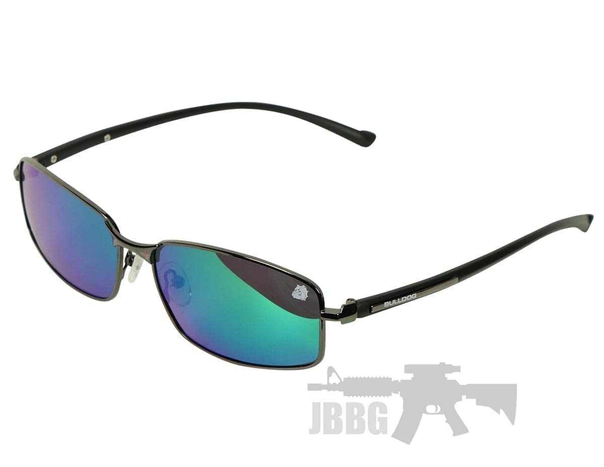 Geometric Sunglasses Blue — image 2