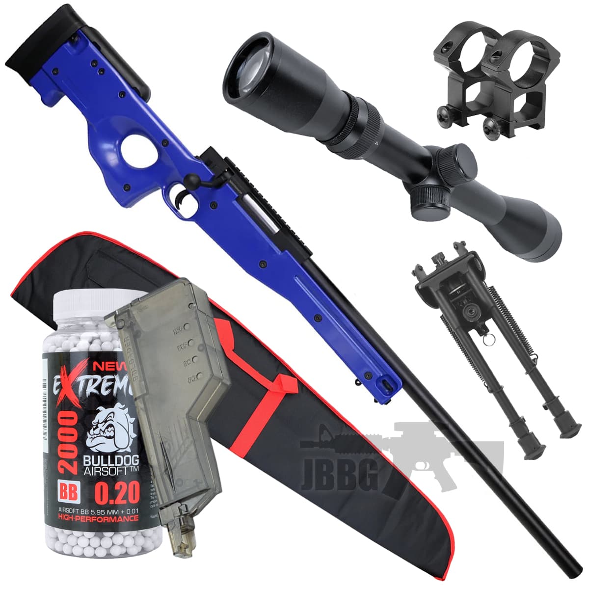 Offer Airsoft Sniper Rifle M57A Blue Pro