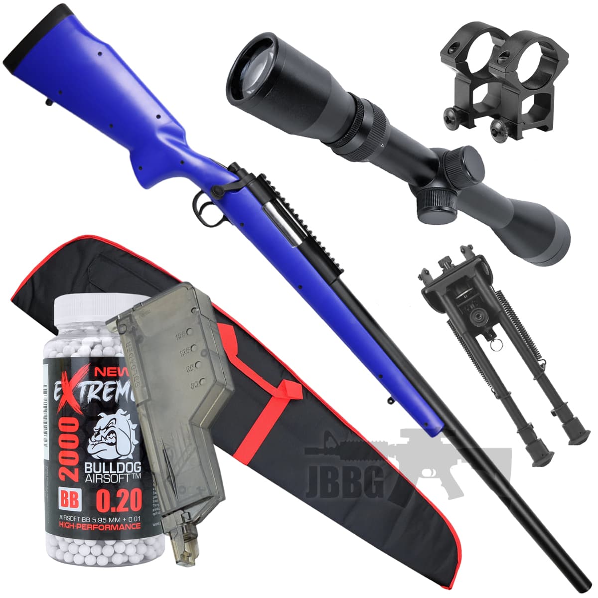 Offer Airsoft Sniper Rifle M61 Blue