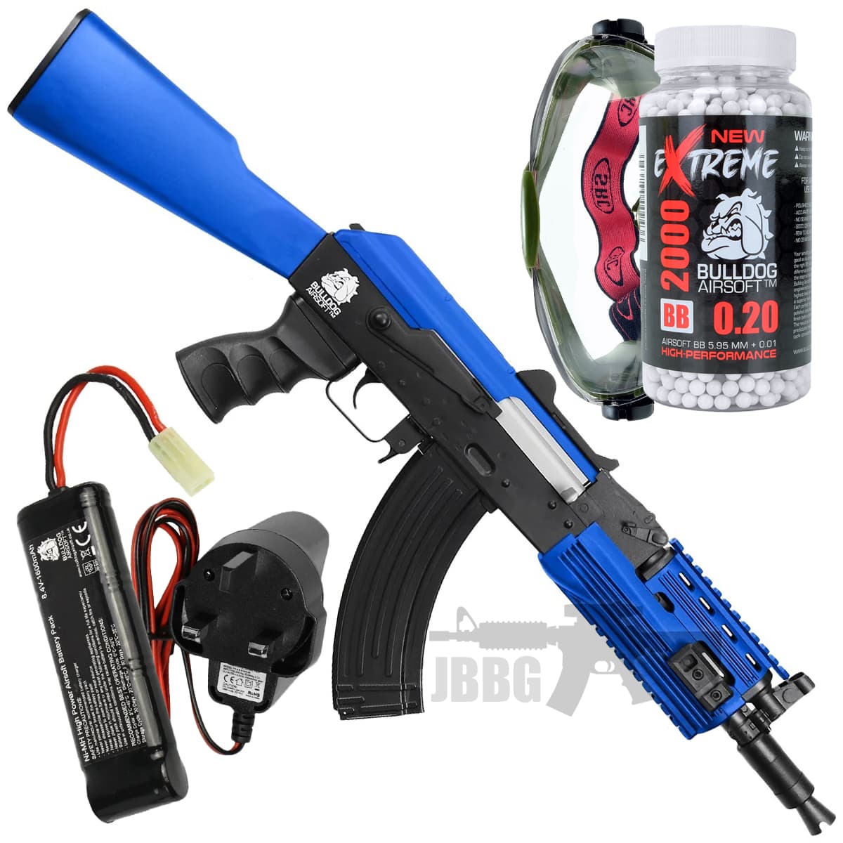 Offer BULLDOG AK47C Airsoft Gun Set